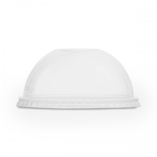 Vegware sustainable 96-Series PLA dome lid, straw hole (Case of 1000)