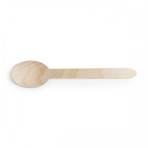 Image of Vegware sustainable 6in wooden spoon (Case of 1000)