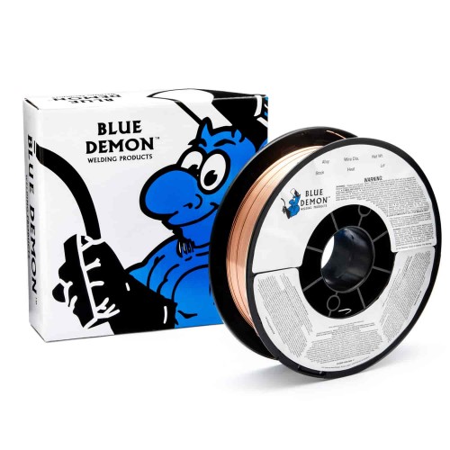 Blue Demon\u00ae ER70S-6 Carbon Steel Solid MIG Wire (11LB Spool)