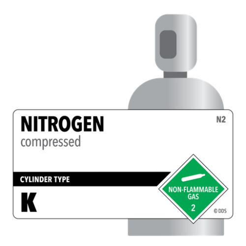 Nitrogen, DEWAR, Industrial (I), 99.0%, 100 ft3, Low Pressure Steel (LPS), DEWAR