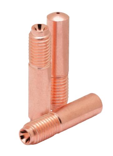 Weldmark by CK Worldwide® M-Series MIG Contact Tips 0.035in for 250 amp mig guns. Hanging Plastic Bag