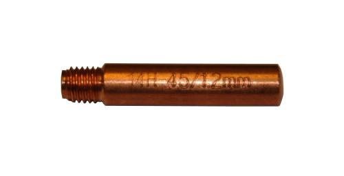 Weldmark by Tweco® 14H Series MIG Contact Tips 0.045in for 400 amp mig guns. Hanging Plastic Bag