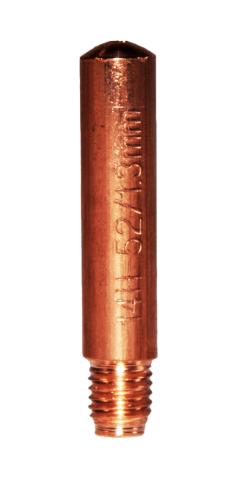 Weldmark by Tweco® 14H Series MIG Contact Tips 0.052in for 400 amp mig guns. Hanging Plastic Bag