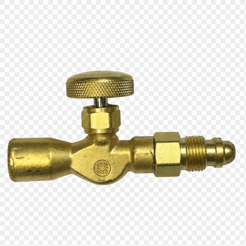 Brass Body Valve, Inert Gas RH 5/8"-18 Male Swivel