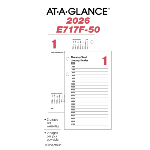 At-A-Glance Planner - Monthly - 12 Month - January - December - 3 1/2" x 6" Sheet Size