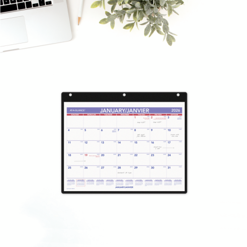 At-A-Glance Monthly Desk and Wall Calendar - Julian Dates - Monthly - 1 Year - January till December - Wall Calendars - AAGSK8F00
