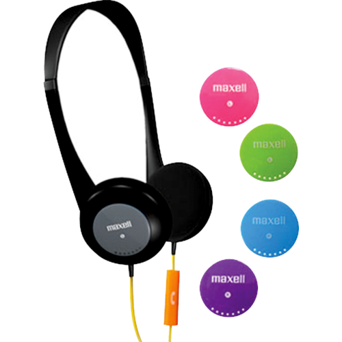 Maxell Action Kids Headphones with Microphone Black