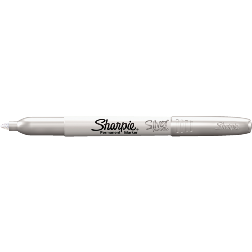 Sharpie Metallic Permanent Markers - Fine Marker Point - 0.5 mm Marker Point Size - Silver