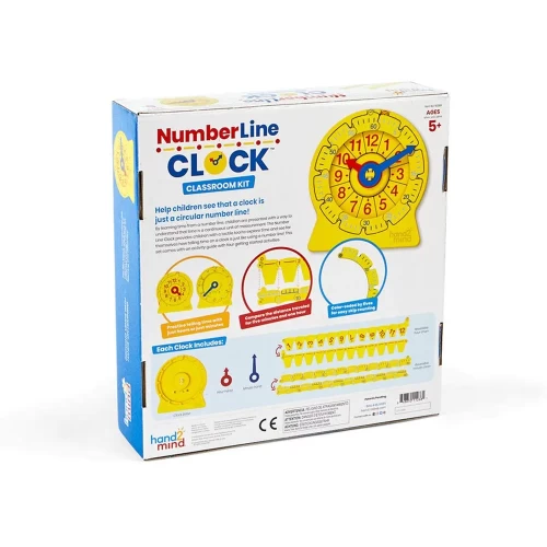 Numberline Clock Classroom Kit - Time - HDM92288