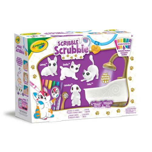 Crayola Scribble Scrubbie Pets Scrub Tub Play Set
