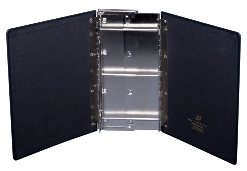 Heavy Duty Binder - Expandable from 3" - 5" - Vinyl - Black - Durable - Standard Ring Binders - RGO058025