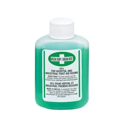 First Aid Central Green Soap Antiseptic Cleanser, 60ml (2oz) - 60 mL - Green - 1 Each