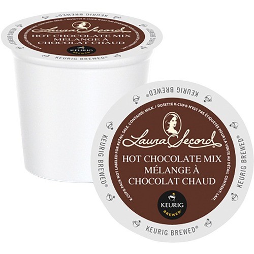 Laura Secord Classic Hot Chocolate Mix K-Cups - 24 / Box - Single Serve Pods - LSD7721917