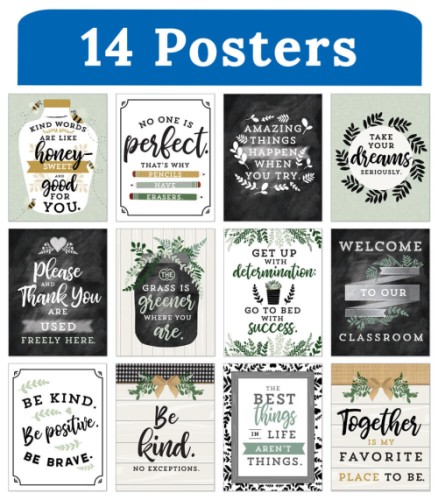 Farmhouse Mini Posters - Charts & Posters - CDP106074