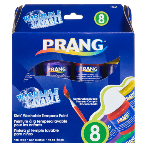 Prang Washable Tempera Paint Set - 25 mL - 8 / Set