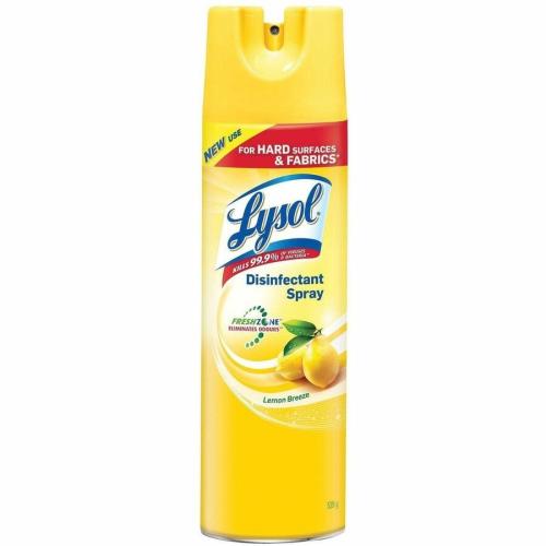 Lysol Disinfectant Spray Cleaner - Ready-To-Use Spray - 539 g - Lemon Breeze Scent - 1 Each