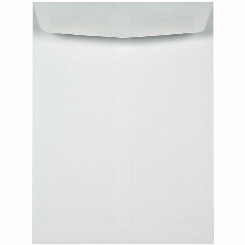 Quality Park Envelope - Mailing/Shipping - 9" (228.60 mm) Width x 12" (304.80 mm) Length - Gummed Flap - White - Kraft Paper - 100/Pack