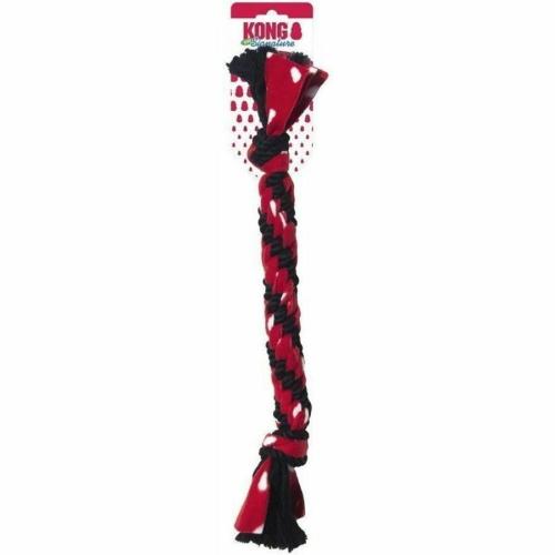 Kong Signature Rope Dual Knot w/Ball - Dog - Cotton, Fleece