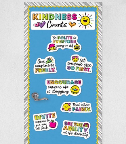 Kind Vibes Kindness Counts Mini Bulletin Board Set - Bulletin Board Sets - CDP110528