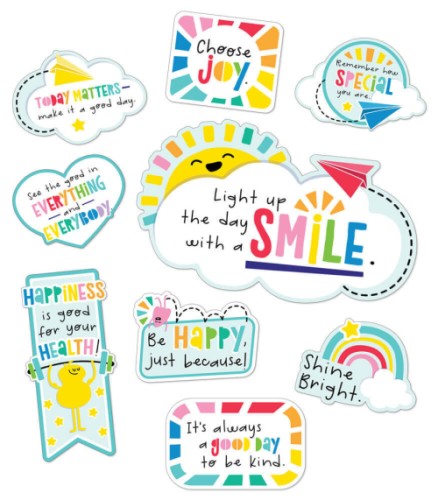 Happy Place Motivational Mini Bulletin Board Sets