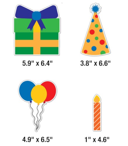 Birthday Fun Bulletin Board Set - Bulletin Board Sets - CDP110562EC