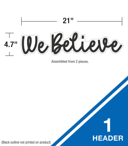 We Belong Motivational Bulletin Board Set - Bulletin Board Sets - CDP110567