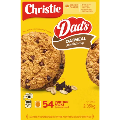 Dad’s Oatmeal Chocolate Chips Cookies - 2.05kg - 54 Packs of 2