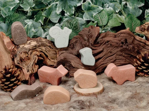 Little Lands – Woodland Animal Stones - Small World Play - YLDYUS1191