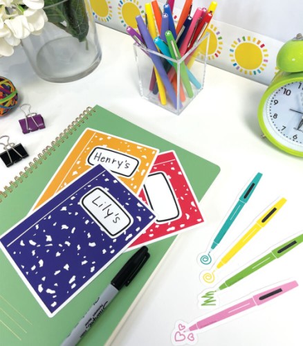 Notebook & Pens Cut-Outs - Accents - CDP120632