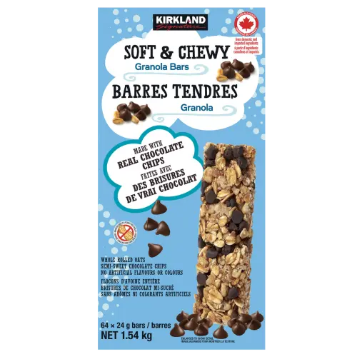 Kirkland Signature Soft & Chewy Granola Bars - 64 × 24 g