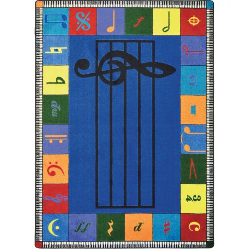 JOY CARPETS NOTE WORTHY CARPET 10'9"X13'2" RECTANGLE