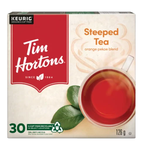 Tim Hortons Steeped Orange Pekoe Tea Pods K-Cup - 30 / Box