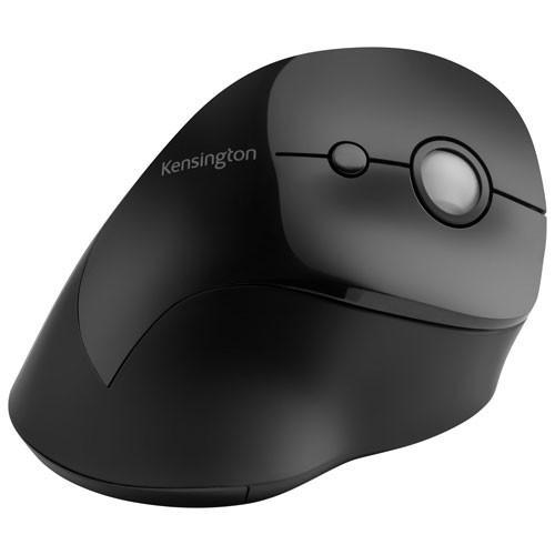 Kensington Pro Fit Ergo Vertical Wireless Mouse - Black - Mice - KMWK75501WW