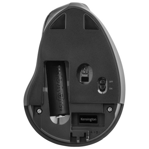 Kensington Pro Fit Ergo Vertical Wireless Mouse - Black - Mice - KMWK75501WW