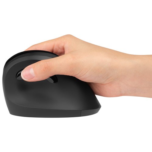 Kensington Pro Fit Ergo Vertical Wireless Mouse - Black - Mice - KMWK75501WW