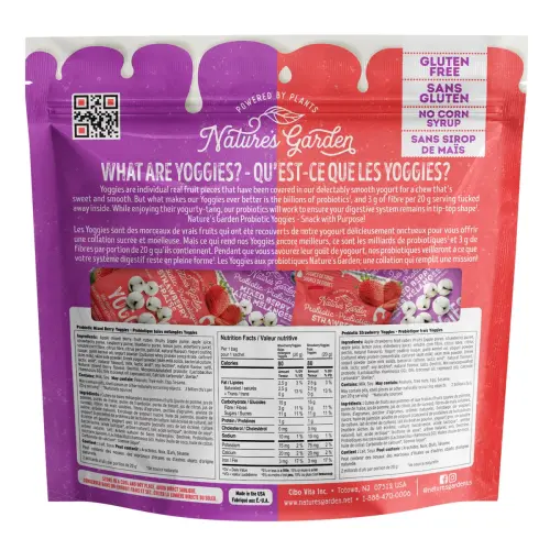 Nature's Garden Probiotic Yoggies, Variety Pack 20 g - 30 / Pack ...
