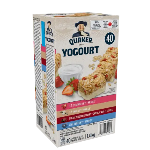 Quaker Yogurt Bars 40 x 31 g