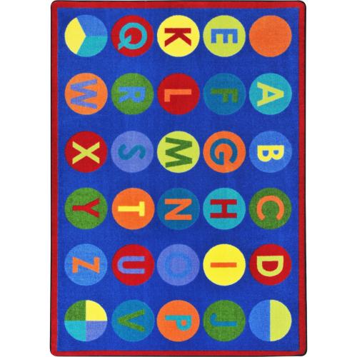 JOY CARPETS ALPHA-DOTS CARPET 10'9"X13'2" RECTANGLE