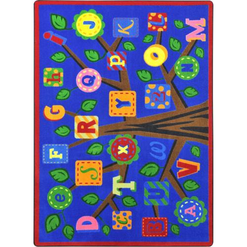 JOY CARPETS ALPHABET LEAVES CARPET 7'8"X10'9" RECTANGLE
