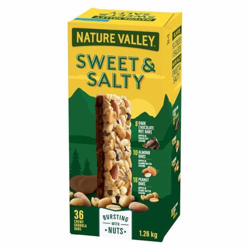 Nature Valley Sweet and Salty Granola Bars Variety Pack 36 × 35 g