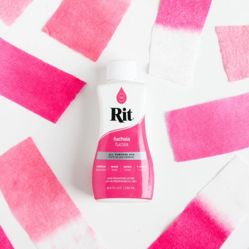 Rit All Purpose Liquid Dye - 236 mL - Fuchsia - Fabric Dye & Food Colouring - HWA20621204