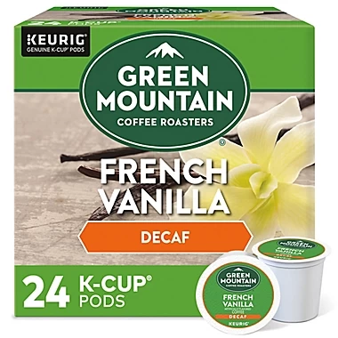 Green Mountain French Vanilla Decaf Coffee K-Cups - 24 / Box