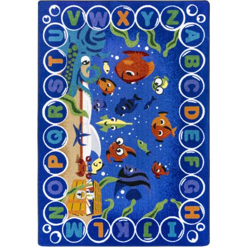 JOY CARPETS UNDERWATER READERS CARPET 5'4"X7'8 RECTANGLE