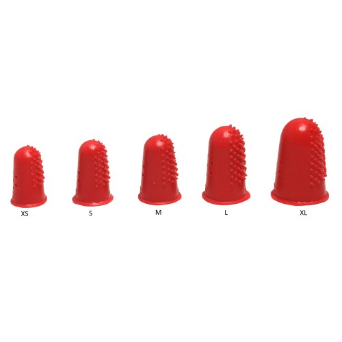 Westcott Ventilated Finger Tips - Large - Rubber Finger Tips - ACM00703