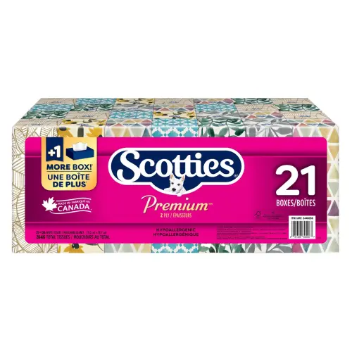 Scotties Premium Facial Tissue - 21-pack