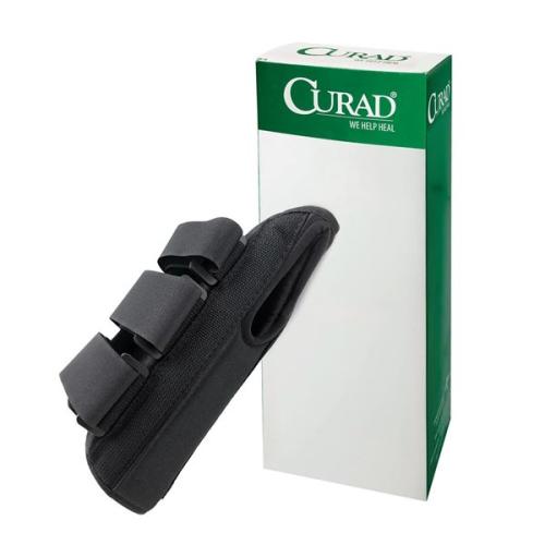 First Aid Central Curad Wrist Brace Left Arm Black - Black - Foam, Nylon - 1 Each