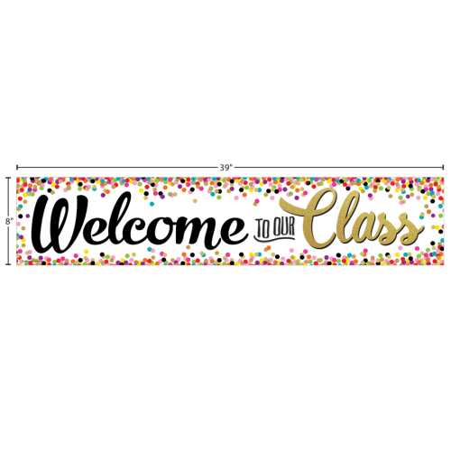 Horizontal Banners - Welcome To Our Class - Banners - TCR3606