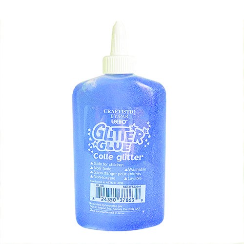 LEEHO WASHABLE GLITTER GLUE, BLUE