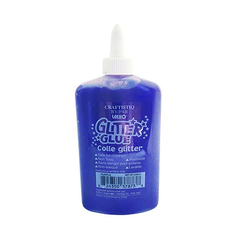 LEEHO WASHABLE GLITTER GLUE, PURPLE - Arts & Crafts - DBG37873