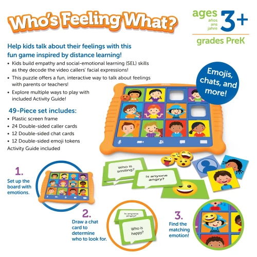 Who's Feeling What? Communication Game - Social-Emotional Awareness - LRN6374